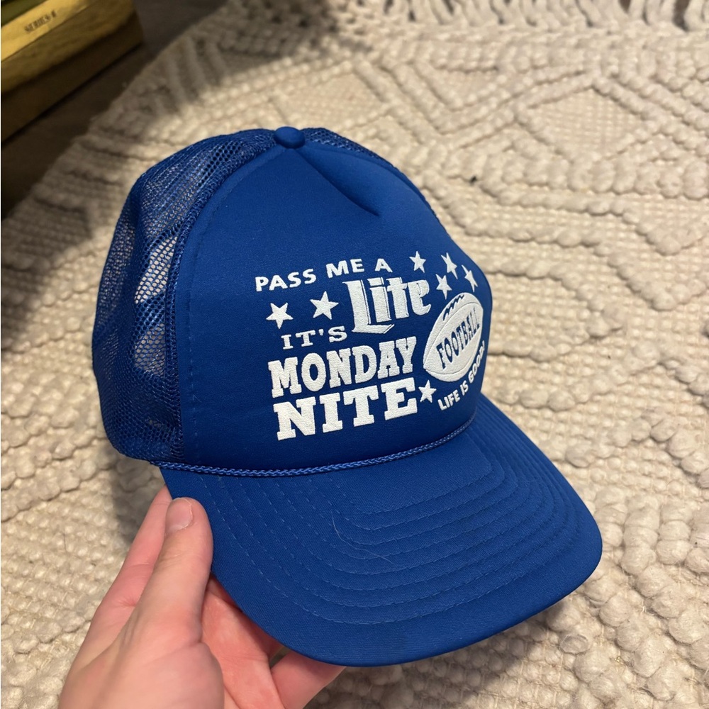 Blue MNF NFL Trucker Hat